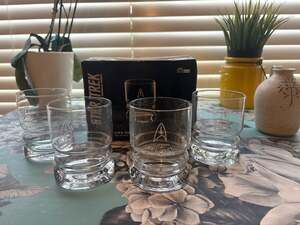 Star Trek The Original Series U.S.S. Enterprise NCC-1701 Glassware Set of 4
